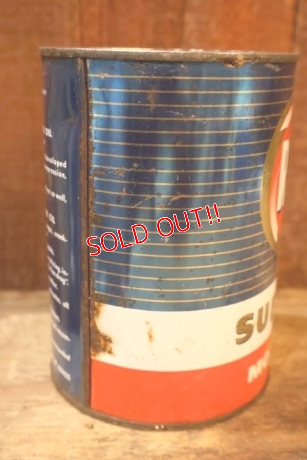 画像3: dp-251008-87 RPM 1960's SUPREME MOTOR OIL ONE QUART CAN