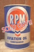 dp-251008-87 RPM 1950's AVITATION OIL COMPOUNDED ONE QUART CAN