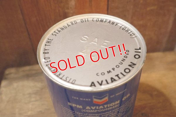 画像5: dp-251008-87 RPM 1950's AVITATION OIL COMPOUNDED ONE QUART CAN