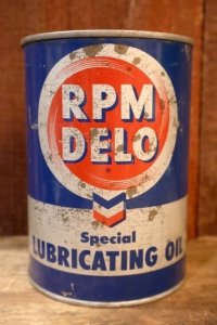dp-251008-87 RPM DELO 1950's Special LUBRICATING OIL ONE QUART CAN