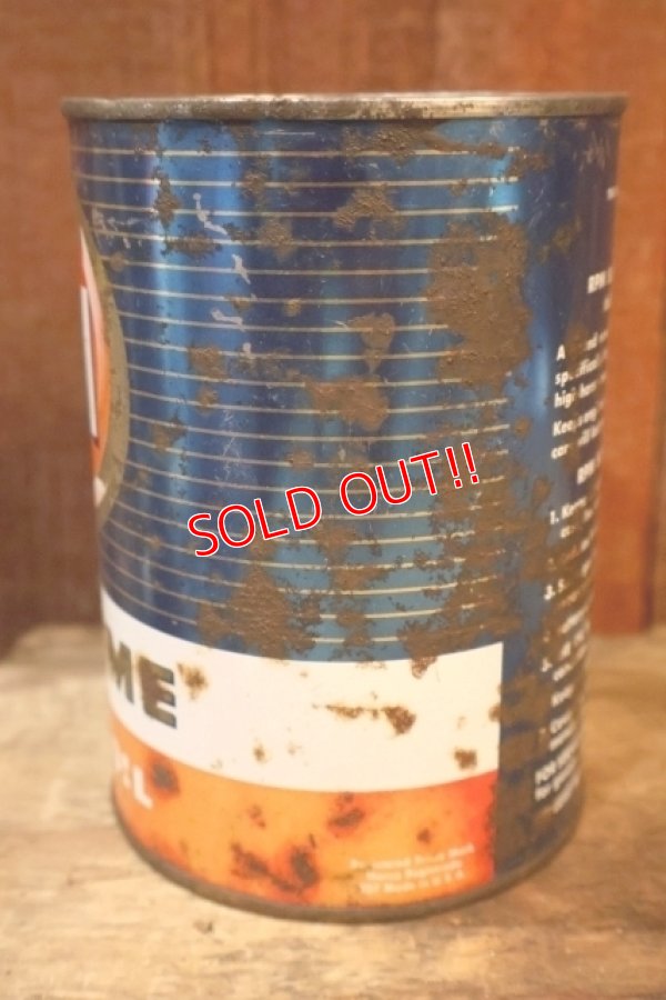 画像4: dp-251008-87 RPM 1960's SUPREME MOTOR OIL ONE QUART CAN