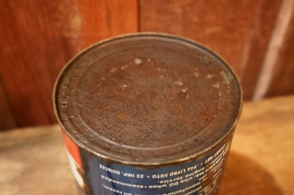 画像6: dp-251008-87 RPM 1960's SUPREME MOTOR OIL ONE QUART CAN
