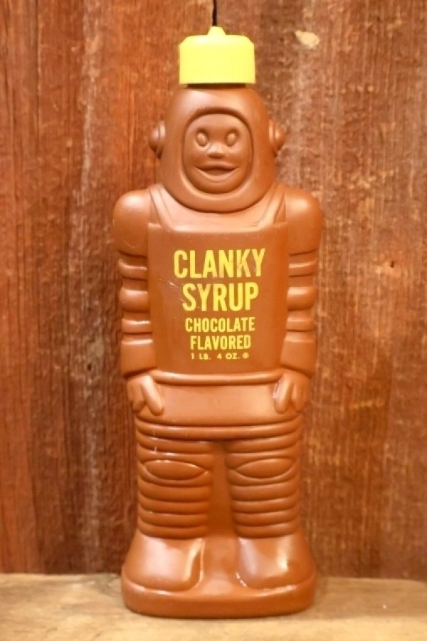画像1: ct-251010-03 FAMILY FOODS INC. 1964 CLANKY SYLUP CHOCOLATE FLAVER BOTTLE