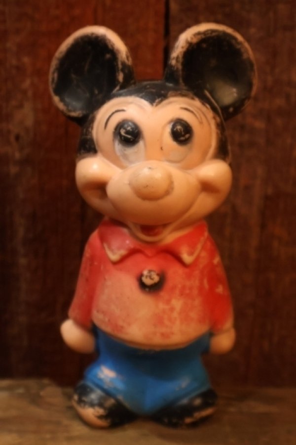 画像1: ct-251010-24 Mickey Mouse / 1970's Bowling Pin Toy Figure