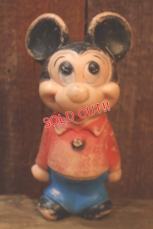 画像1: ct-251010-24 Mickey Mouse / 1970's Bowling Pin Toy Figure