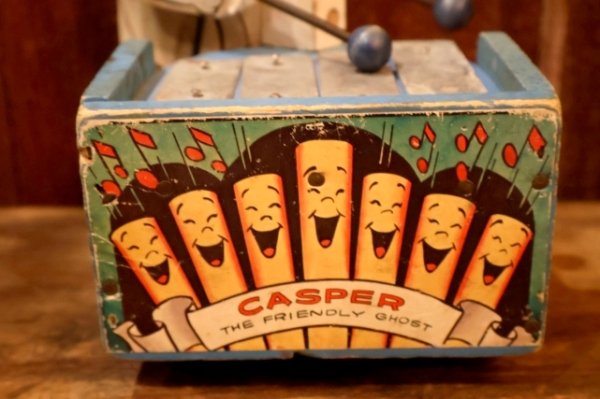 画像8: ct-251105-52 Casper / The American Pre-School Toy 1962 Musical Pull Toy
