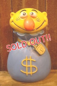 ct-251105-50 PLAY PAL PLASTIC. 1971 "Mr. Moneybags" Coin Bank