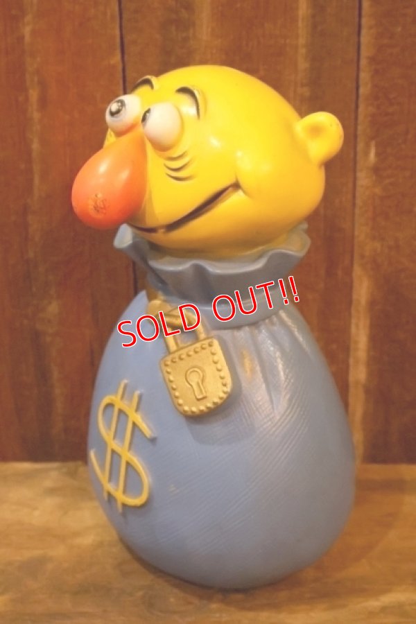 画像5: ct-251105-50 PLAY PAL PLASTIC. 1971 "Mr. Moneybags" Coin Bank