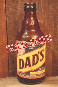 dp-251105-01 DAD'S ROOT BEER / 1950's "JUNIOR SIZE" 12 FLUID OZ. BOTTLE