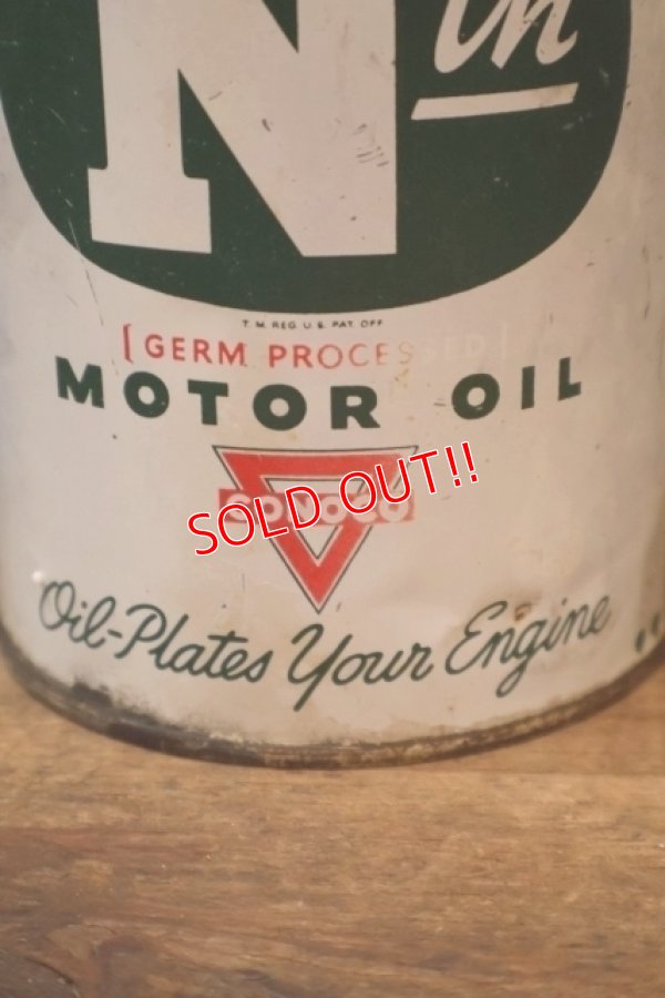 画像2: dp-251008-87 CONOCO 1940's N th MOTOR OIL ONE U.S. QUART CAN