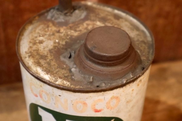 画像6: dp-251008-87 CONOCO 1940's N th MOTOR OIL ONE U.S. QUART CAN