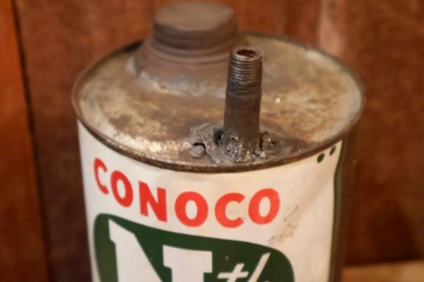画像5: dp-251008-87 CONOCO 1940's N th MOTOR OIL ONE U.S. QUART CAN