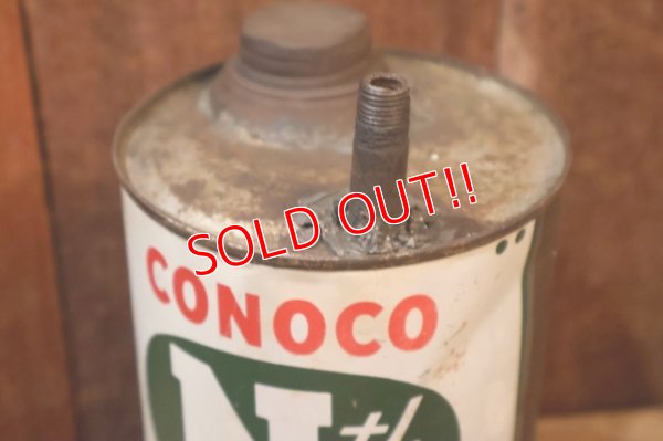 画像5: dp-251008-87 CONOCO 1940's N th MOTOR OIL ONE U.S. QUART CAN