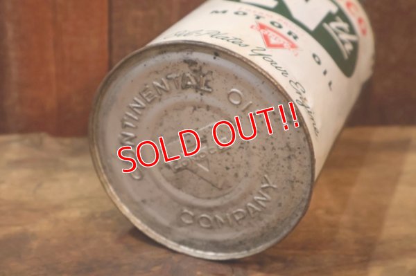 画像9: dp-251008-87 CONOCO 1940's N th MOTOR OIL ONE U.S. QUART CAN