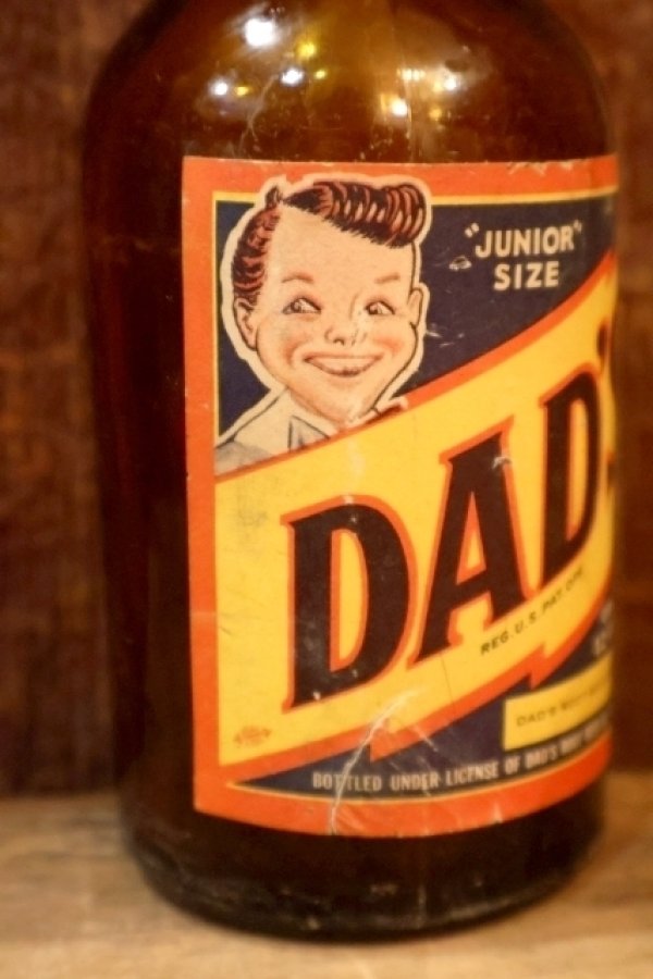 画像2: dp-251105-01 DAD'S ROOT BEER / 1950's "JUNIOR SIZE" 12 FLUID OZ. BOTTLE