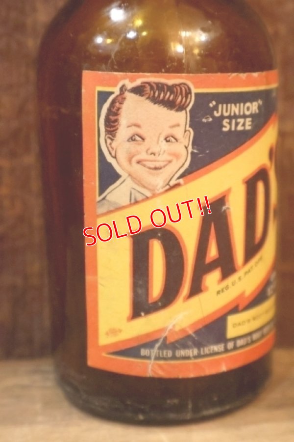 画像2: dp-251105-01 DAD'S ROOT BEER / 1950's "JUNIOR SIZE" 12 FLUID OZ. BOTTLE