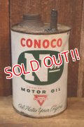 dp-251008-87 CONOCO 1940's N th MOTOR OIL ONE U.S. QUART CAN