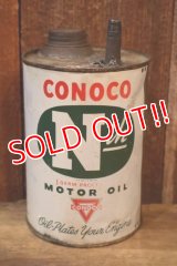 dp-251008-87 CONOCO 1940's N th MOTOR OIL ONE U.S. QUART CAN