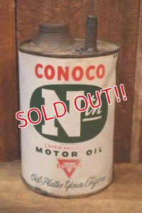 dp-251008-87 CONOCO 1940's N th MOTOR OIL ONE U.S. QUART CAN