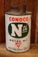 画像1: dp-251008-87 CONOCO 1940's N th MOTOR OIL ONE U.S. QUART CAN (1)