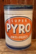 dp-251008-63 SUPER PYRO 1950's ANTI-FREEZE ONE IMPERIAL GALLON CAN