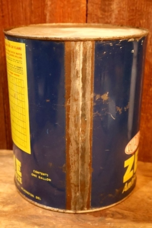画像5: dp-251008-69 DU PONT 1940's-1950's ZERONE Anti-Rust ANTI-FREEZE ONE U.S. GALLON CAN