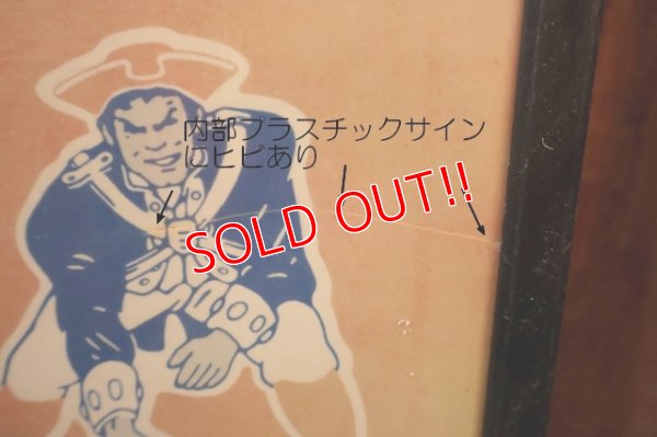 画像6: dp-251008-11 New England Patriots × Lite Beer 1980's-1990's Plastic Sign
