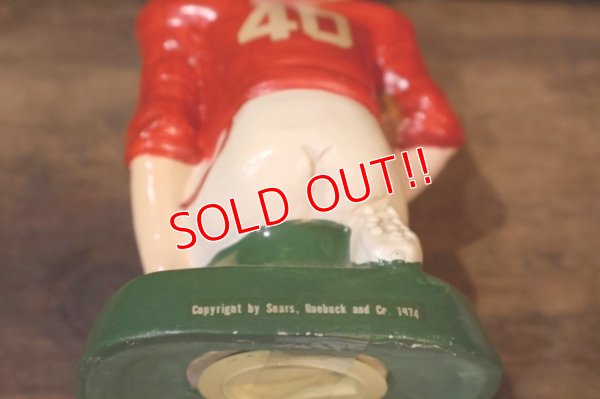 画像8: dp-251105-33 Sears 1970's Chalk Ware Football Player Coin Bank