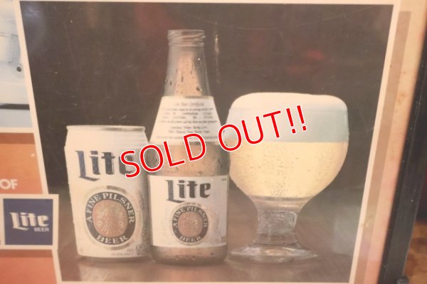 画像4: dp-251008-11 New England Patriots × Lite Beer 1980's-1990's Plastic Sign