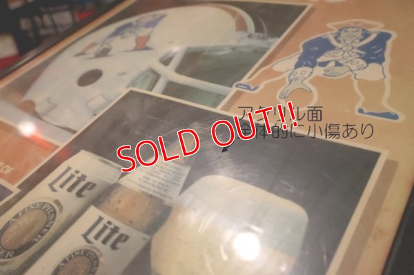 画像18: dp-251008-11 New England Patriots × Lite Beer 1980's-1990's Plastic Sign
