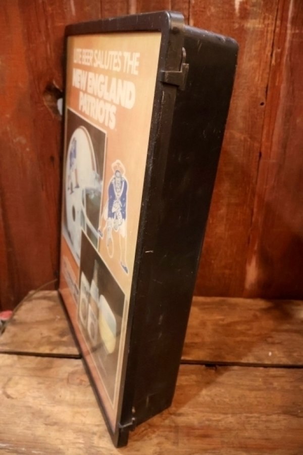 画像10: dp-251008-11 New England Patriots × Lite Beer 1980's-1990's Plastic Sign