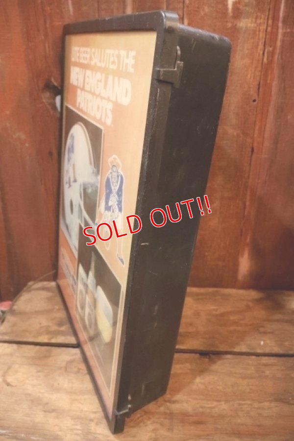 画像10: dp-251008-11 New England Patriots × Lite Beer 1980's-1990's Plastic Sign