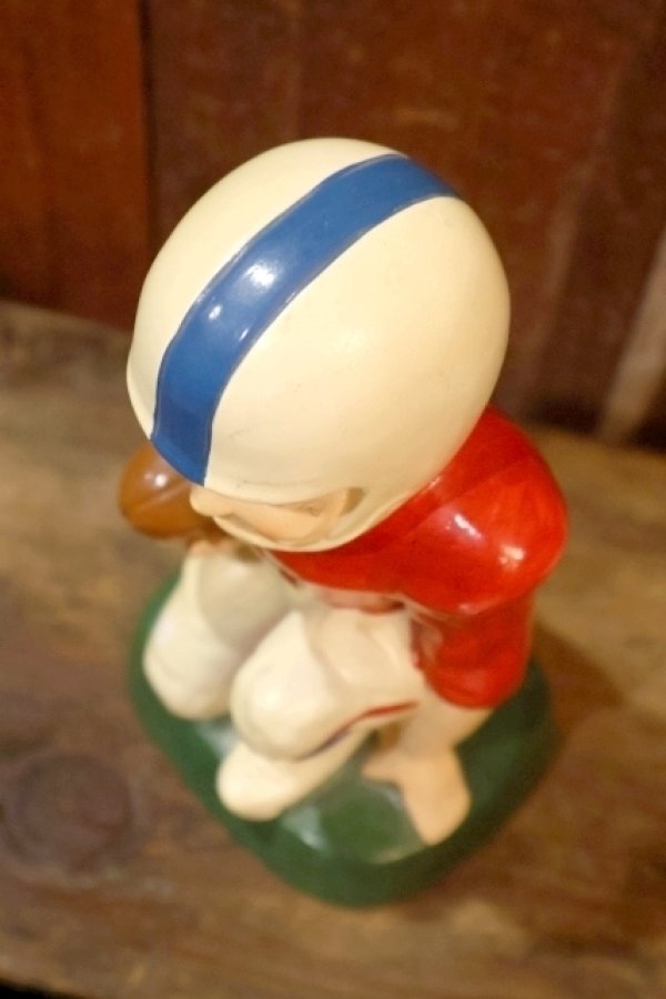 画像6: dp-251105-33 Sears 1970's Chalk Ware Football Player Coin Bank