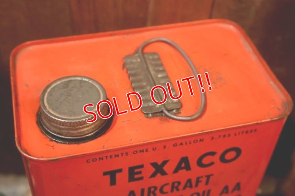 画像6: dp-251008-72 TEXACO AIRCRAFT HYDRAULIC OIL ONE U.S. GALLON CAN