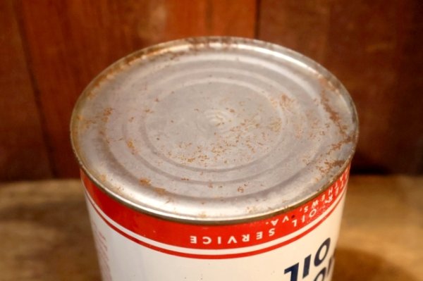 画像6: dp-251008-87 TIDEWATER OIL SERVICE 1950's MOTOR OIL ONE U.S. QUART CAN