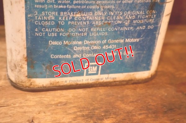 画像6: dp-251008-87 Delco Supreme 11 Motor Vehicle Brake Fluid One U.S. Quart Can