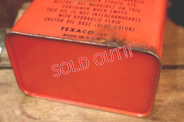 画像7: dp-251008-72 TEXACO AIRCRAFT HYDRAULIC OIL ONE U.S. GALLON CAN
