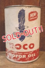 dp-251008-72 RICHFIELD 1960's ROCO MOTOR OIL ONE U.S. QUART CAN