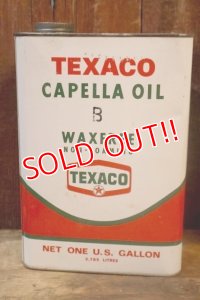 dp-251008-87 TEXACO 1970's CAPELLA OIL ONE U.S. GALLON CAN