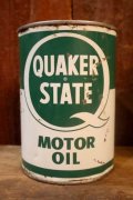 dp-251008-87 QUAKER STATE 1950's-1960's MOTOR OIL ONE U.S. QUART CAN