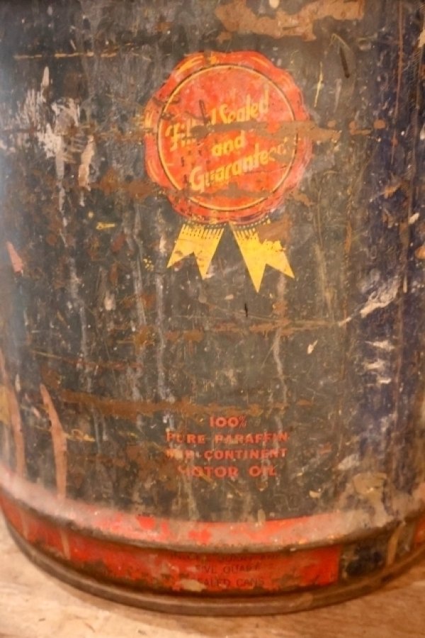 画像7: dp-251008-85 WANDA 1940's-1950's MOTOR OIL 5 U.S. GALLONS CAN