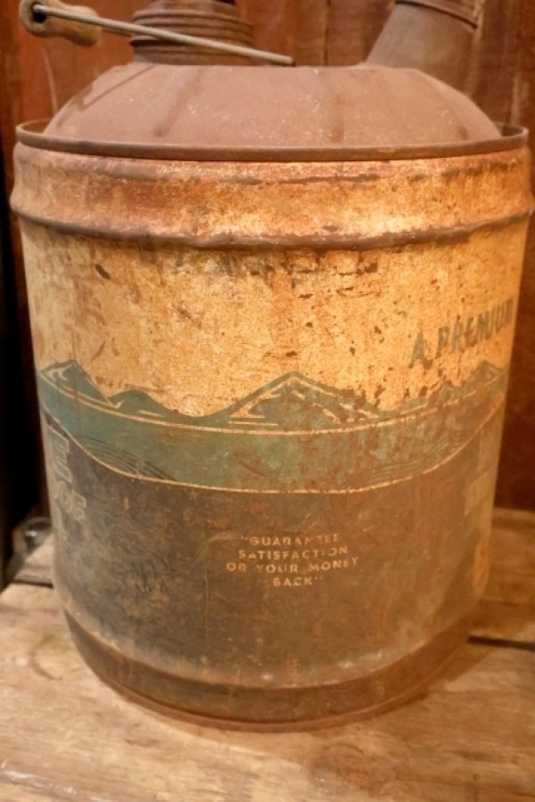 画像7: dp-251008-82 NOURSE OIL Co, 〜1940's FRICTION PROOF MOTOR OIL 5 U.S. GALLONS CAN