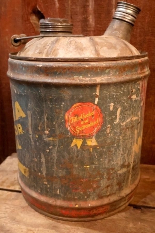 画像5: dp-251008-85 WANDA 1940's-1950's MOTOR OIL 5 U.S. GALLONS CAN