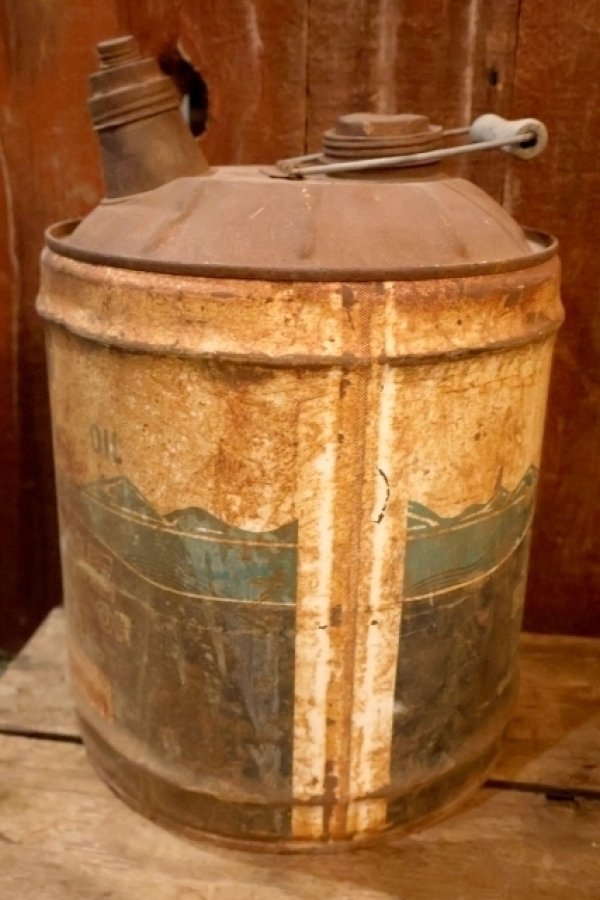画像6: dp-251008-82 NOURSE OIL Co, 〜1940's FRICTION PROOF MOTOR OIL 5 U.S. GALLONS CAN