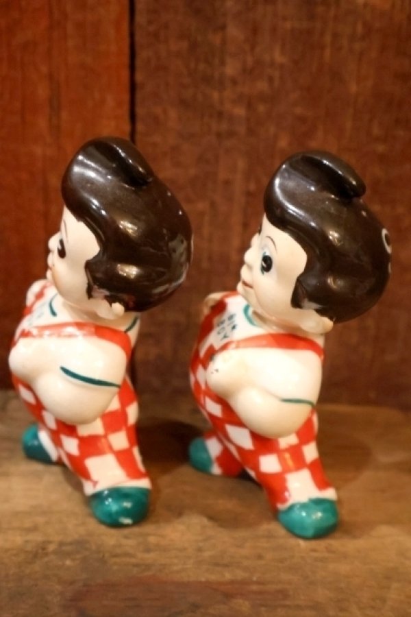 画像5: ct-251105-74 Bob's Big Boy / 1950's-1960's Ceramic Salt and Pepper Shaker