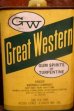 画像2: dp-251008-87 GREAT WESTERN GUM SPIRUTS OF TURPENTINE 1 PINT CAN (2)