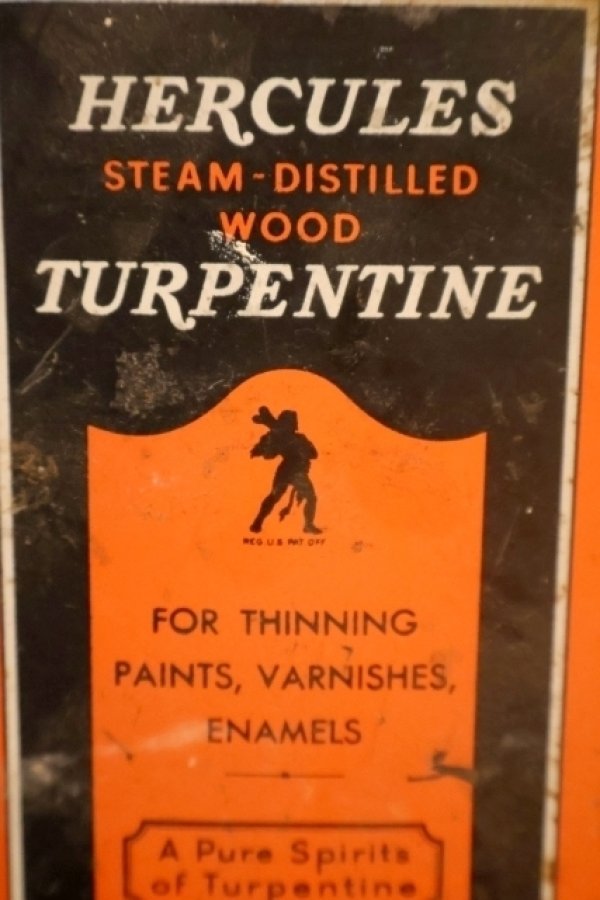 画像2: dp-251008-87 HERCULES TURPENTINE 1 PINT CAN