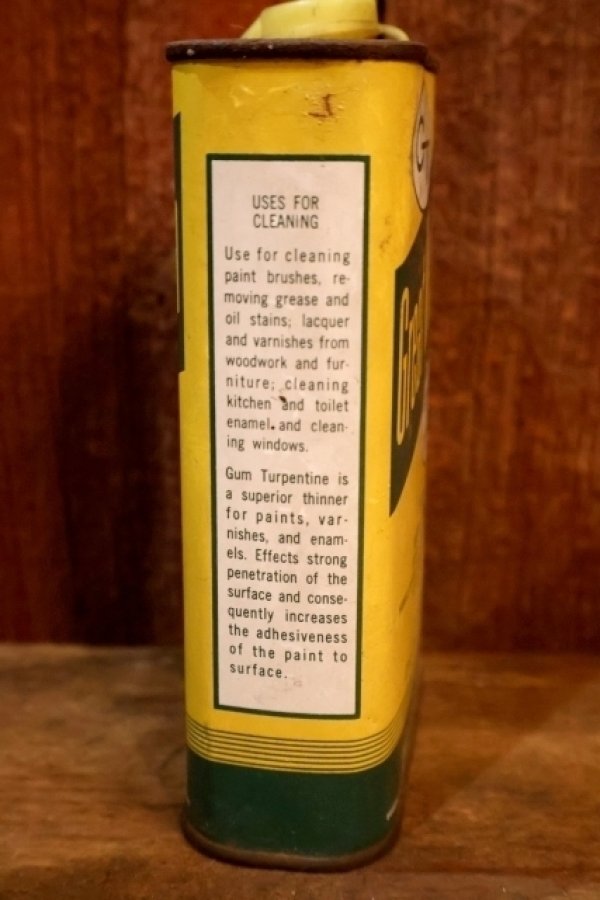 画像5: dp-251008-87 GREAT WESTERN GUM SPIRUTS OF TURPENTINE 1 PINT CAN