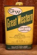 dp-251008-87 GREAT WESTERN GUM SPIRUTS OF TURPENTINE 1 PINT CAN