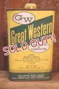dp-251008-87 GREAT WESTERN GUM SPIRUTS OF TURPENTINE 1 PINT CAN